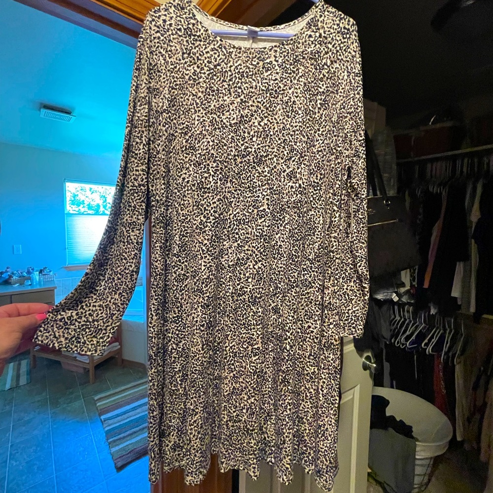 Old Navy animal print dress